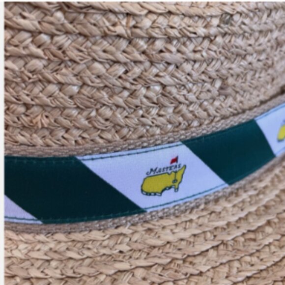 NWT Augusta National Masters Tournament Dorfman Pacific Natural Straw Hat  L/XL - Picture 6 of 10